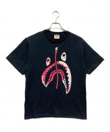 A BATHING APE（アベイシングエイプ）の古着「TIE DYE TWIST SHARK TEE」｜ブラック