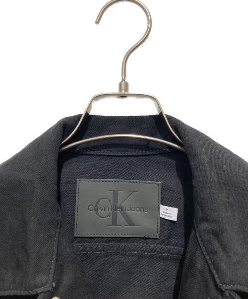 Calvin Klein（カルバンクライン）Calvin Klein (カルバンクライン) 90s クラシックトラッカージャケット ブラック サイズ:Mの古着・服飾アイテム