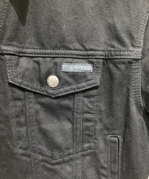 Calvin Klein（カルバンクライン）Calvin Klein (カルバンクライン) 90s クラシックトラッカージャケット ブラック サイズ:Mの古着・服飾アイテム