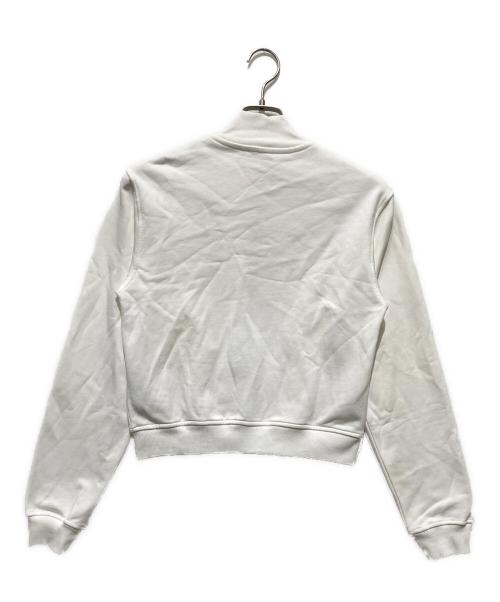 DIESEL（ディーゼル）DIESEL (ディーゼル) ジップアップスウェットジャケット ホワイト サイズ:Ｓの古着・服飾アイテム