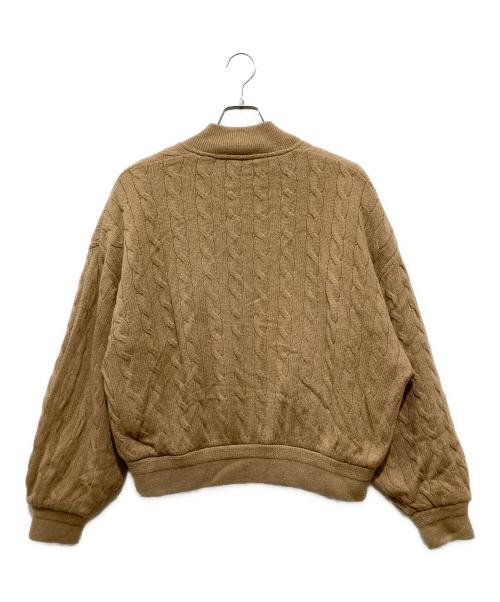 POLO RALPH LAUREN（ポロ・ラルフローレン）POLO RALPH LAUREN (ポロ・ラルフローレン) ウールカシミヤボンバージャケット ブラウン サイズ:Mの古着・服飾アイテム
