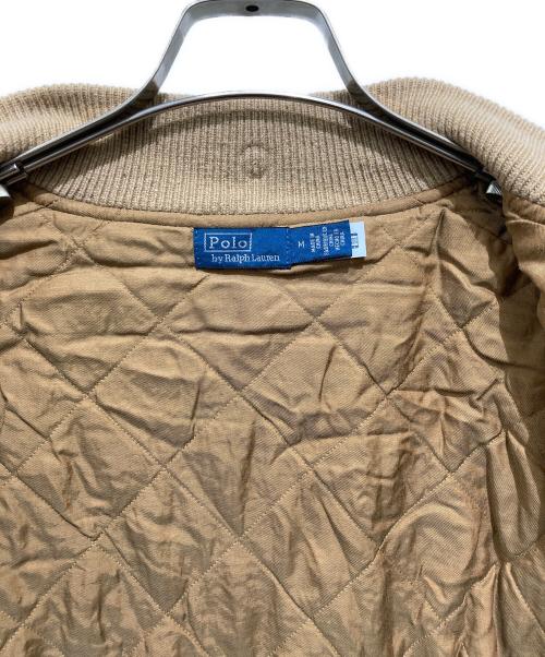 POLO RALPH LAUREN（ポロ・ラルフローレン）POLO RALPH LAUREN (ポロ・ラルフローレン) ウールカシミヤボンバージャケット ブラウン サイズ:Mの古着・服飾アイテム