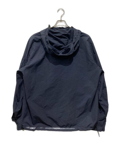 C.P COMPANY（シーピーカンパニー）C.P COMPANY (シーピーカンパニー) FLATT NYLON OVERSHIRT GOGGLE JACKET ネイビー サイズ:Ｍの古着・服飾アイテム
