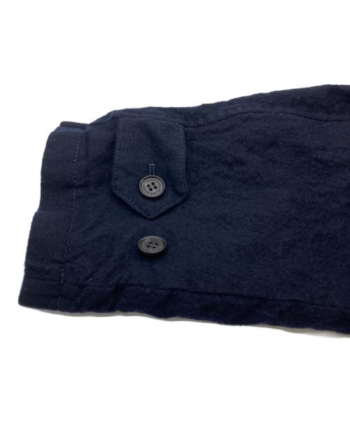 COMME des GARCONS HOMME（コムデギャルソン オム）COMME des GARCONS HOMME (コムデギャルソン オム) 25AWウールサージ製品縮絨 コート ネイビー サイズ:Ｓの古着・服飾アイテム