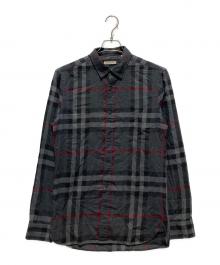 BURBERRY BRIT（バーバリーブリット）の古着「チェックネルシャツ」｜グレー