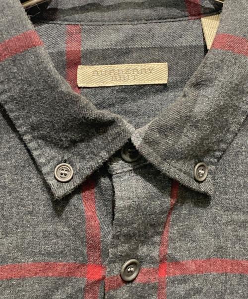 BURBERRY BRIT（バーバリーブリット）BURBERRY BRIT (バーバリーブリット) チェックネルシャツ グレー サイズ:Ｓの古着・服飾アイテム