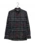 BURBERRY BRIT（バーバリーブリット）の古着「チェックネルシャツ」｜グレー