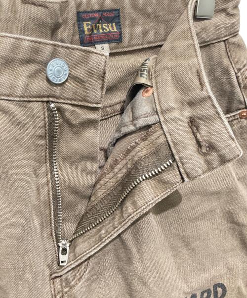 EVISU（エヴィス）EVISU (エヴィス) ウォッシュドワイドウェール ショーツ ブラウン サイズ:Ｓの古着・服飾アイテム