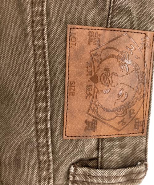 EVISU（エヴィス）EVISU (エヴィス) ウォッシュドワイドウェール ショーツ ブラウン サイズ:Ｓの古着・服飾アイテム