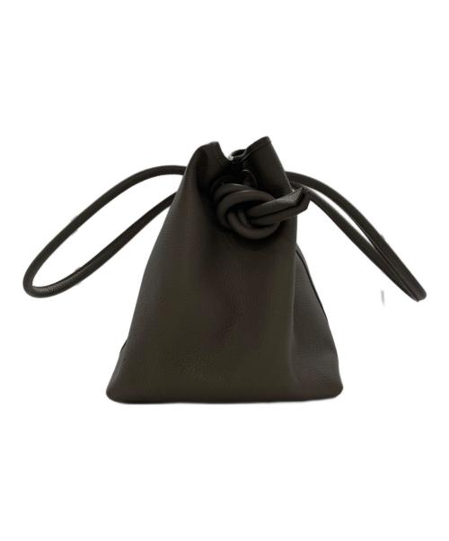 VASIC（ヴァジック）VASIC (ヴァジック) 巾着ハンドバッグ グレーの古着・服飾アイテム