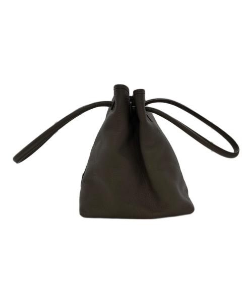 VASIC（ヴァジック）VASIC (ヴァジック) 巾着ハンドバッグ グレーの古着・服飾アイテム