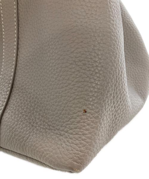 VASIC（ヴァジック）VASIC (ヴァジック) 巾着ハンドバッグ グレーの古着・服飾アイテム