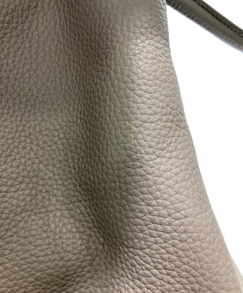 VASIC（ヴァジック）VASIC (ヴァジック) 巾着ハンドバッグ グレーの古着・服飾アイテム