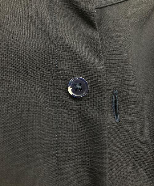 UNITED ARROWS（ユナイテッドアローズ）UNITED ARROWS (ユナイテッドアローズ) ストレッチバンドカラーシャツ ネイビー サイズ:Lの古着・服飾アイテム