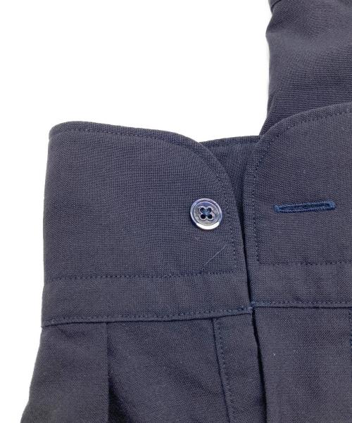 UNITED ARROWS（ユナイテッドアローズ）UNITED ARROWS (ユナイテッドアローズ) ストレッチバンドカラーシャツ ネイビー サイズ:Lの古着・服飾アイテム