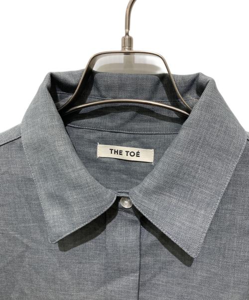 THE TOE（ザ・トゥー）THE TOE (ザ・トゥー) リボン シャツ グレー サイズ:FREEの古着・服飾アイテム
