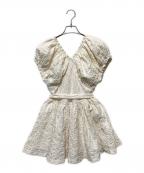 THE TOEザ・トゥー）の古着「Kolonaki Tie Neck Onepiece / チュニックワンピース」｜ベージュ