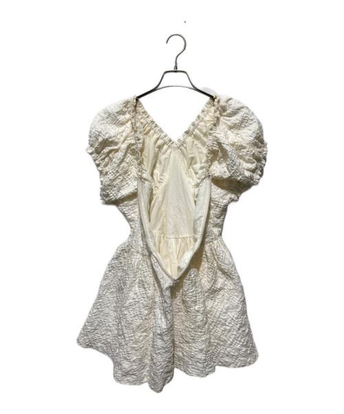 THE TOE（ザ・トゥー）THE TOE (ザ・トゥー) Kolonaki Tie Neck Onepiece / チュニックワンピース ベージュ サイズ:Sの古着・服飾アイテム