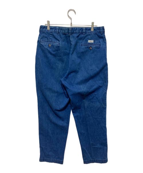 POLO RALPH LAUREN（ポロ・ラルフローレン）POLO RALPH LAUREN (ポロ・ラルフローレン) デニムスラックス インディゴ サイズ:36×30の古着・服飾アイテム