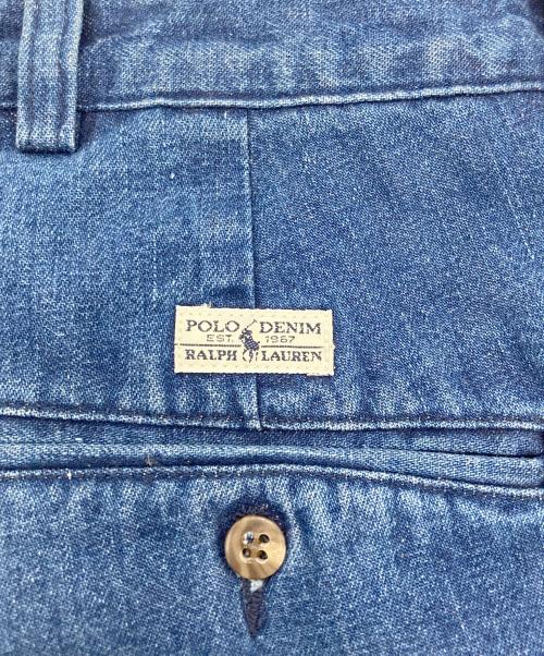 POLO RALPH LAUREN（ポロ・ラルフローレン）POLO RALPH LAUREN (ポロ・ラルフローレン) デニムスラックス インディゴ サイズ:36×30の古着・服飾アイテム