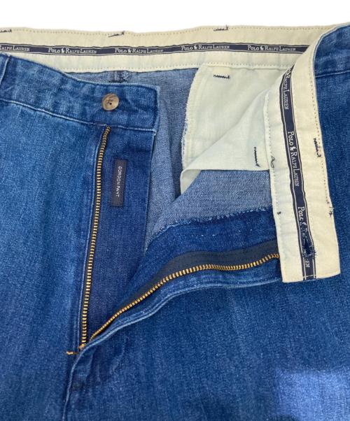 POLO RALPH LAUREN（ポロ・ラルフローレン）POLO RALPH LAUREN (ポロ・ラルフローレン) デニムスラックス インディゴ サイズ:36×30の古着・服飾アイテム