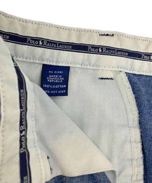 POLO RALPH LAUREN（ポロ・ラルフローレン）POLO RALPH LAUREN (ポロ・ラルフローレン) デニムスラックス インディゴ サイズ:36×30の古着・服飾アイテム