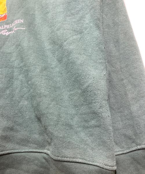POLO RALPH LAUREN（ポロ・ラルフローレン）POLO RALPH LAUREN (ポロ・ラルフローレン) ポロベア プリントスウェット グリーン サイズ:XLの古着・服飾アイテム