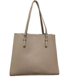 CHARLES & KEITH（チャールズアンドキース）の古着「サンサ クラシックダブルハンドル トートバッグ」｜トープ