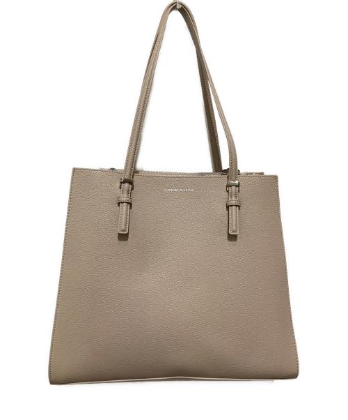 CHARLES & KEITH（チャールズアンドキース）CHARLES & KEITH (チャールズアンドキース) サンサ クラシックダブルハンドル トートバッグ トープ サイズ:OneSizeの古着・服飾アイテム