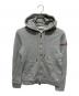 MONCLER（モンクレール）の古着「マグリア トリコロール フルジップ パーカー」｜グレー