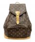 LOUIS VUITTON（ルイ ヴィトン）の古着「モンスリGM / リュック」｜ブラウン