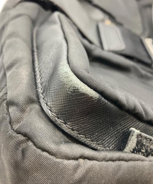 PRADA（プラダ）PRADA (プラダ) ナイロンショルダーバッグ ブラックの古着・服飾アイテム