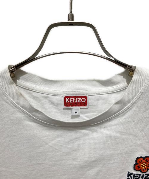 KENZO（ケンゾー）KENZO (ケンゾー) 刺繍ロゴTシャツ ホワイト サイズ:Mの古着・服飾アイテム