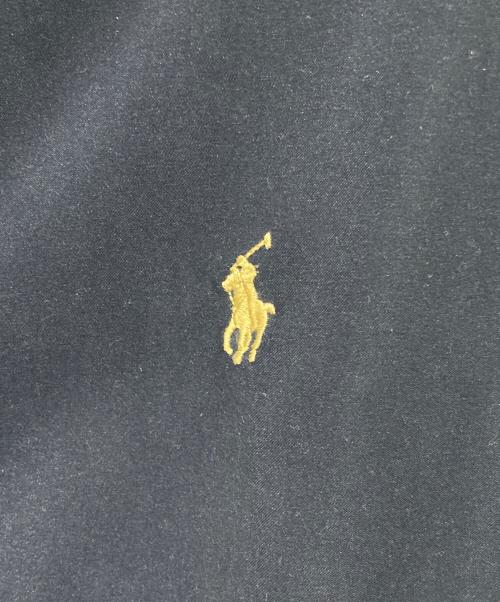 POLO RALPH LAUREN（ポロ・ラルフローレン）POLO RALPH LAUREN (ポロ・ラルフローレン) ポニー刺繍ピーチスキンスイングトップ ネイビー サイズ:Ｓの古着・服飾アイテム