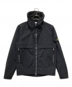 STONE ISLANDストーンアイランド）の古着「ソフトシェルジップアップジャケット」｜ブラック