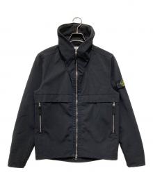 STONE ISLAND（ストーンアイランド）の古着「ソフトシェルジップアップジャケット」｜ブラック