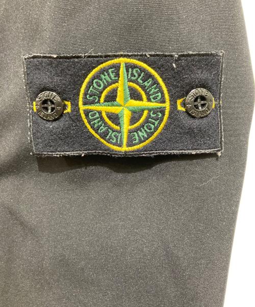 STONE ISLAND（ストーンアイランド）STONE ISLAND (ストーンアイランド) ソフトシェルジップアップジャケット ブラック サイズ:Mの古着・服飾アイテム