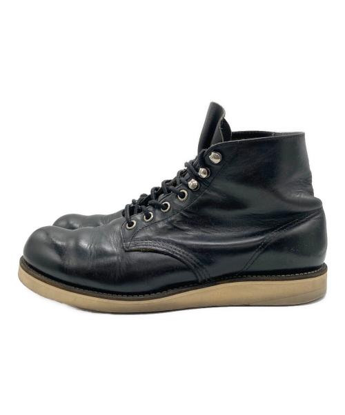 RED WING（レッドウィング）RED WING (レッドウィング) 6インチ クラシックラウンド ブラック サイズ:８Dの古着・服飾アイテム