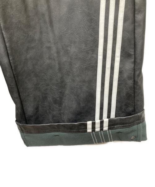 adidas（アディダス）adidas (アディダス) Adilenium シーズン 3 ビンテージ フェイクレザーパンツ ブラック サイズ:26 未使用品の古着・服飾アイテム