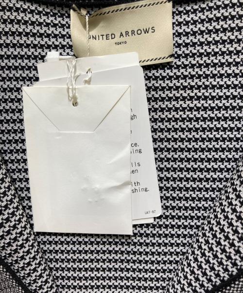 UNITED ARROWS（ユナイテッドアローズ）UNITED ARROWS (ユナイテッドアローズ) ペプラムフリルスリーブジャガードニット グレー サイズ:FREE 未使用品の古着・服飾アイテム