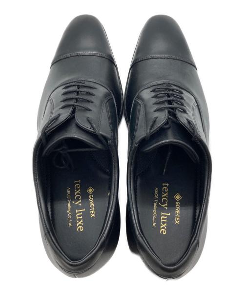 TEXCY LUXE（テクシーリュクス）TEXCY LUXE (テクシーリュクス) asics (アシックス) ストレートチップシューズ ブラック サイズ:24の古着・服飾アイテム