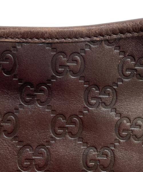 GUCCI（グッチ）GUCCI (グッチ) GGワンショルダーバッグ ブラウンの古着・服飾アイテム