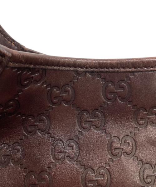 GUCCI（グッチ）GUCCI (グッチ) GGワンショルダーバッグ ブラウンの古着・服飾アイテム