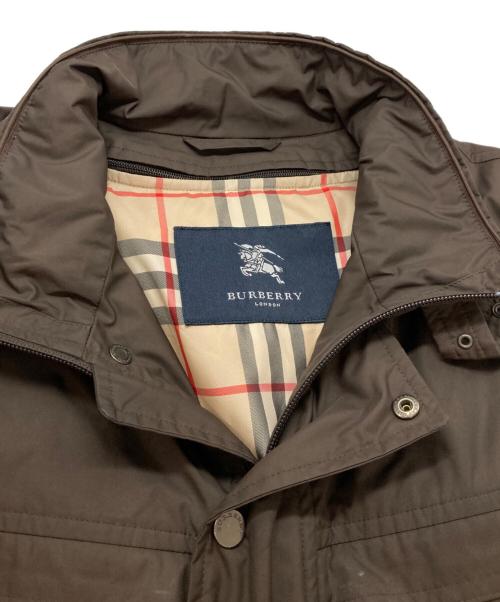 BURBERRY LONDON（バーバリーロンドン）BURBERRY LONDON (バーバリーロンドン) ダウンライナー付きナイロンコート ブラウン サイズ:Mの古着・服飾アイテム