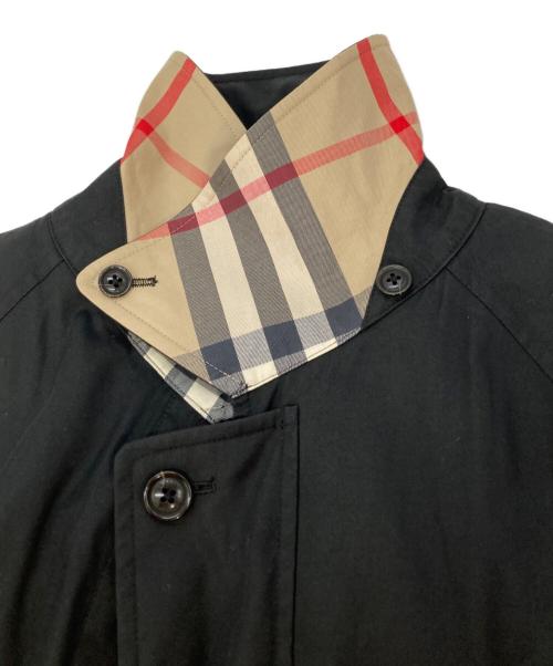 BURBERRY LONDON（バーバリーロンドン）BURBERRY LONDON (バーバリーロンドン) ダウンライナー付ステンカラーコート ブラック サイズ:Mの古着・服飾アイテム