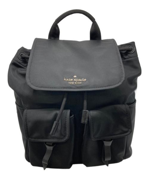 Kate Spade（ケイトスペード）Kate Spade (ケイトスペード) ナイロンリュック ブラックの古着・服飾アイテム