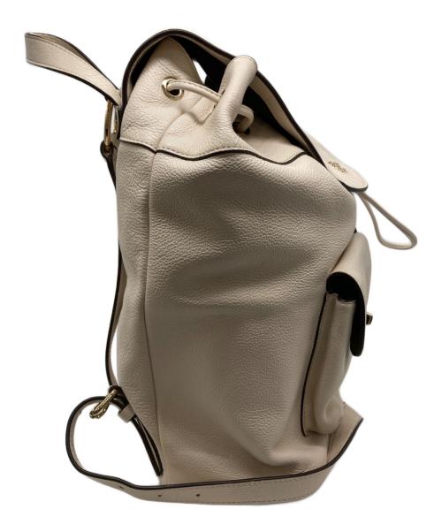 COACH（コーチ）COACH (コーチ) レザーリュック ホワイト 未使用品の古着・服飾アイテム