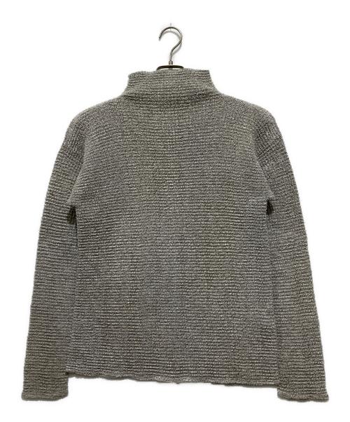 ISSEY MIYAKE（イッセイミヤケ）ISSEY MIYAKE (イッセイミヤケ) タートルネックカットソー グリーン サイズ:Mの古着・服飾アイテム