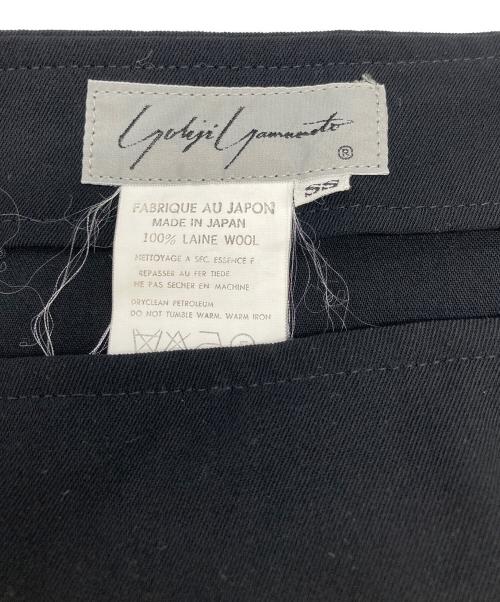 YOHJI YAMAMOTO（ヨウジヤマモト）YOHJI YAMAMOTO (ヨウジヤマモト) デザインスカート ブラック サイズ:XSの古着・服飾アイテム