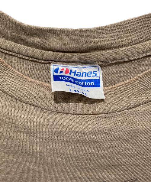 Hanes（ヘインズ）Hanes (ヘインズ) 80s CARLOS SANTANA Tシャツ ブラウン サイズ:Lの古着・服飾アイテム